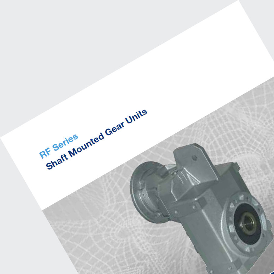 RF Series Shaft Mounted Helical Gear unit